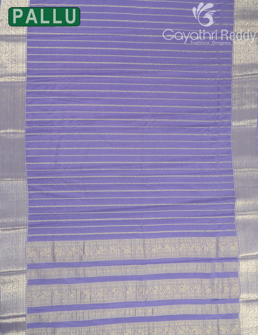 SEMI MYSORE CRAPE SAREE-SMC360