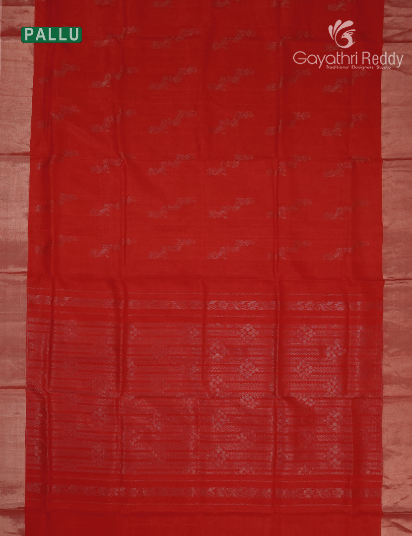 Pure Uppada Silk Saree in Red