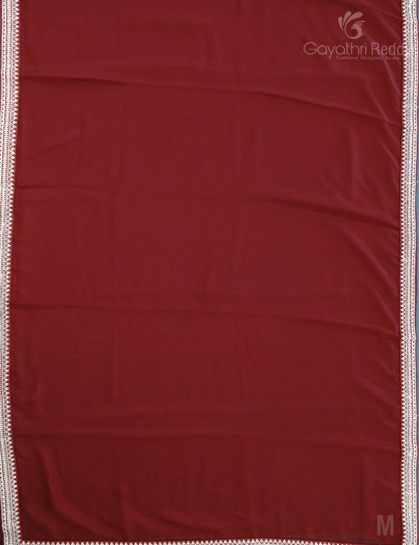 INDIAN CREPE FANCY WITH READYMADE BLOUSE-FA4322