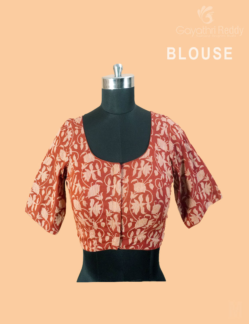 KALAMKARI COTTON BLOUSE-KCB12