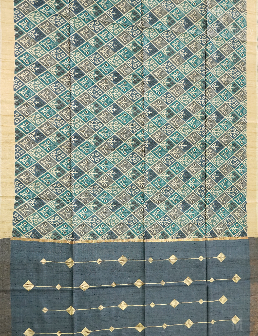 PURE DESI TUSSAR SILK-TS1357