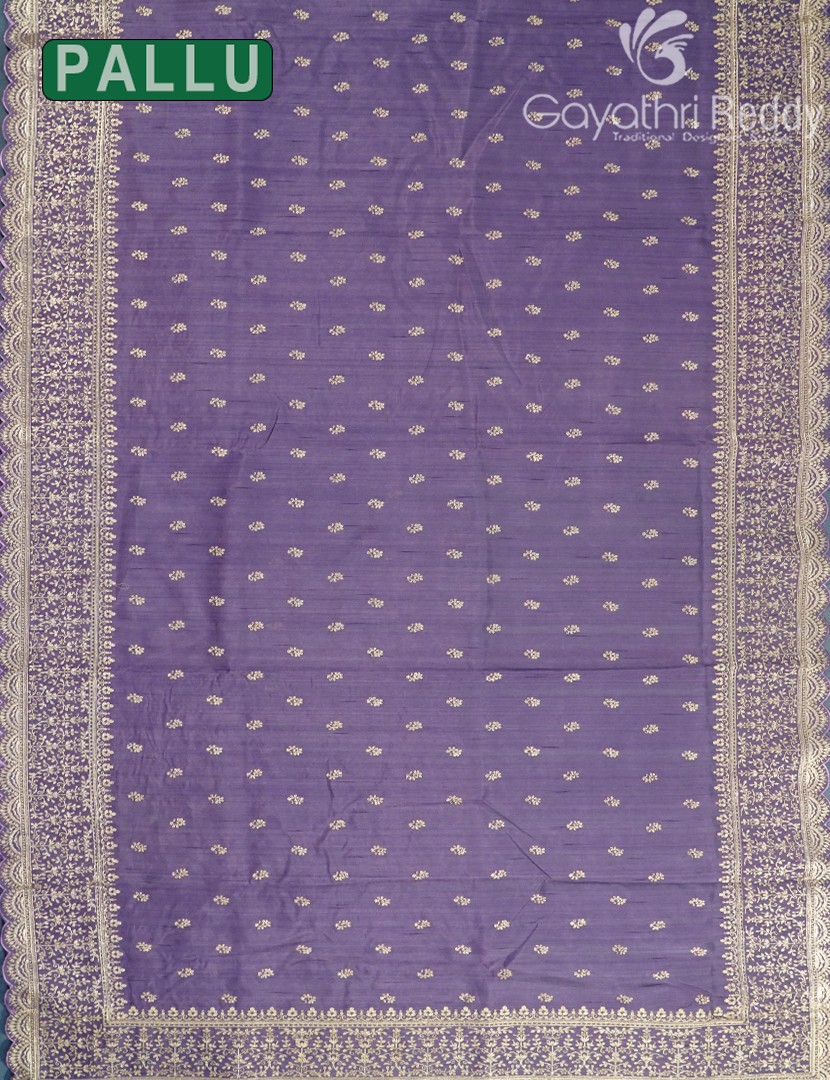 TUSSAR PITTA WORK SAREE-TPW7