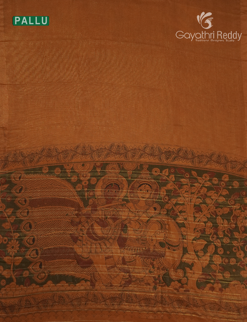 Pure Munga Silk Saree in Deep Mustard