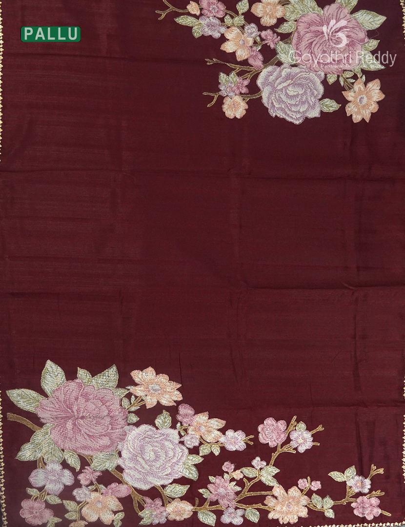 DUPION SILK FANCY SAREE -DSF34