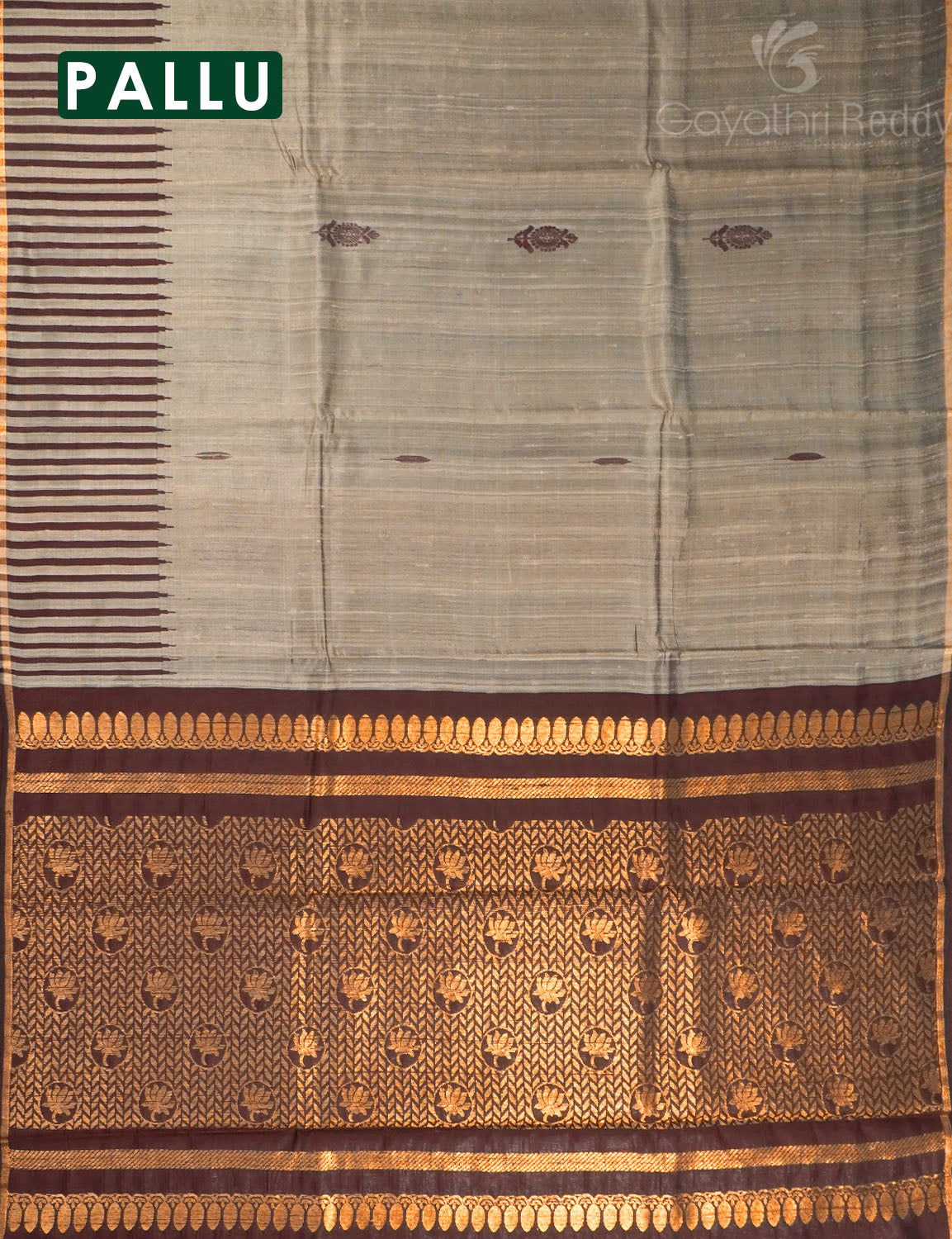 PURE KHADI PATTU SAREE-KHP1303