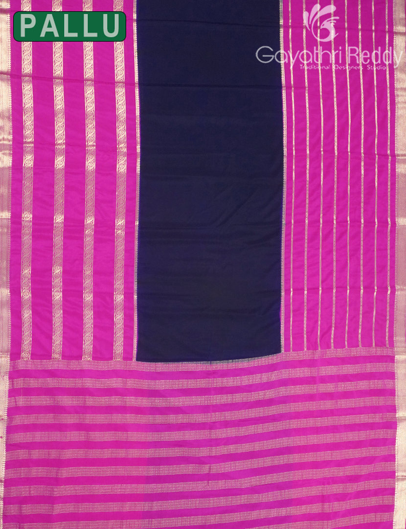 SEMI MYSORE CRAPE SAREE-SMC350