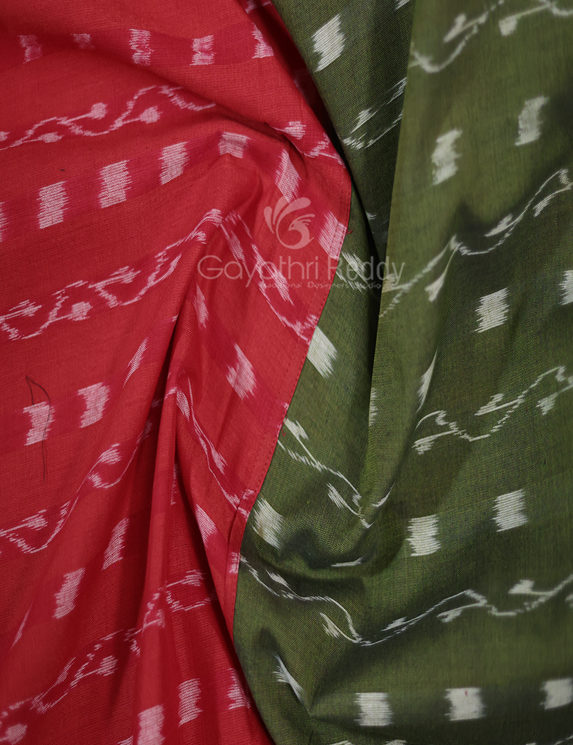 PURE IKKAT PATLI PALLU-IKC586