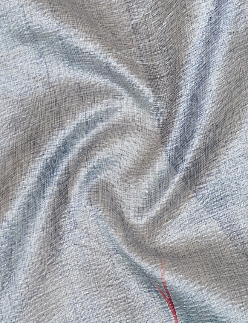 WRINKLE ORGANZA SAREE-OP570