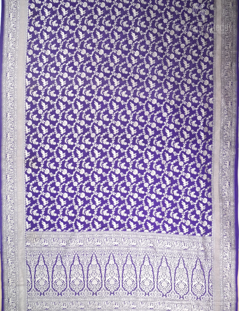 PURE BANARAS GEORGETTE KADDI-BG642