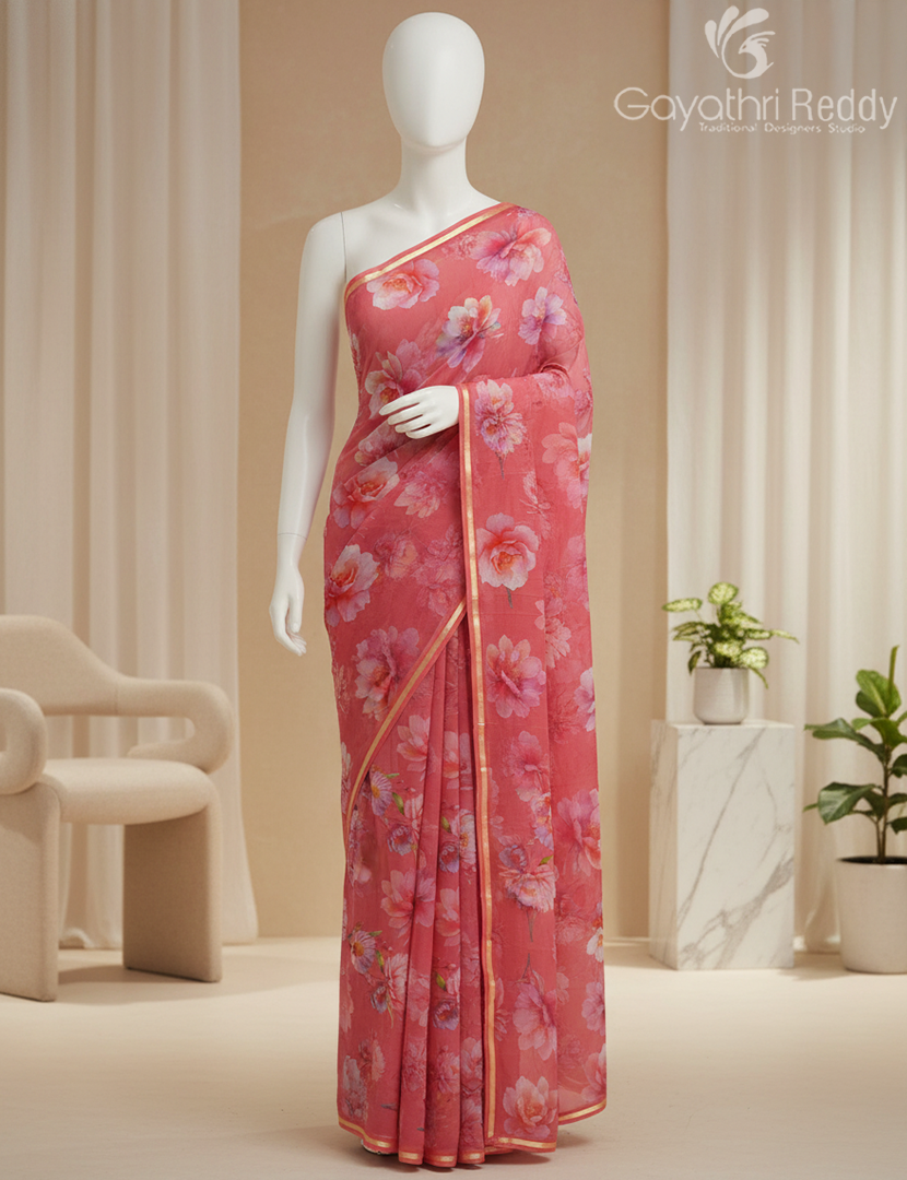 CHIFFON SAREE-SH679