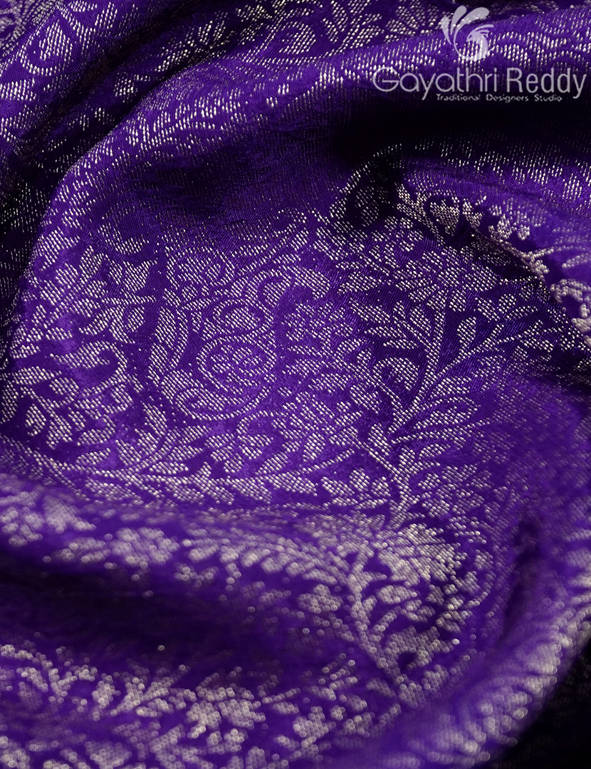 MYSORE CREPE BROCADE SAREE-MCB36