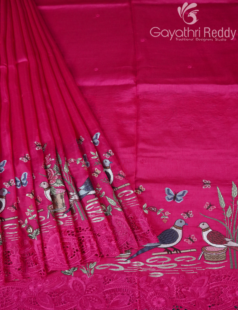 SEMI DUPION SILK SAREE-SDS131