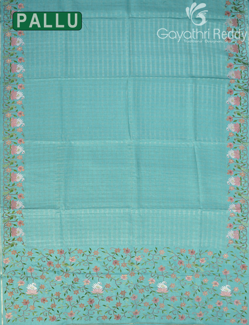 KHADI SILK WORK SAREE-KSW27