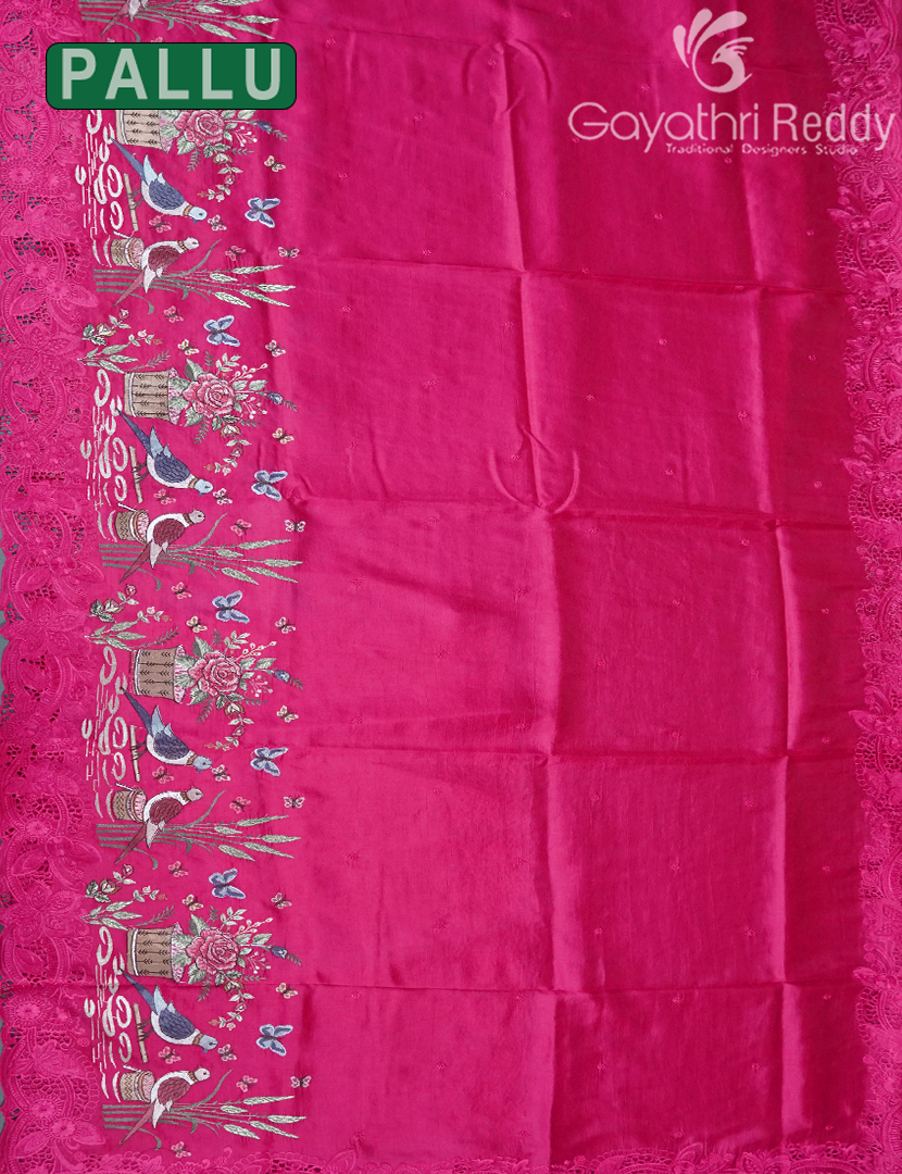 SEMI DUPION SILK SAREE-SDS131
