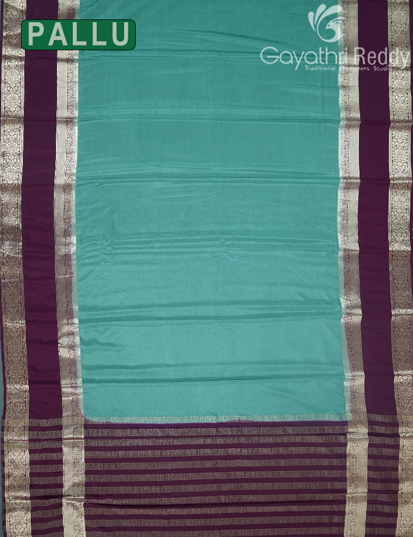 SEMI MYSORE CRAPE SAREE-SMC334