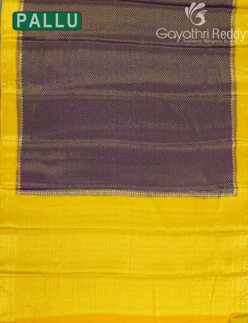 SEMI MYSORE CRAPE SAREE-SMC383