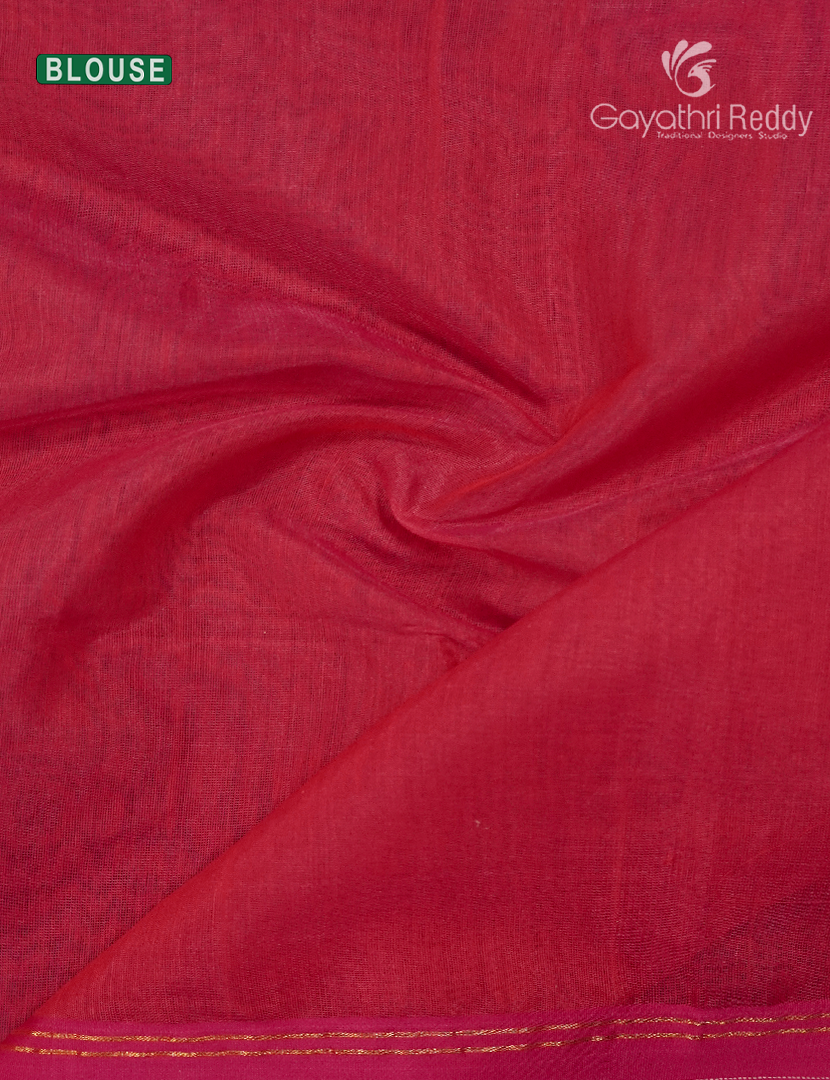 Pure Jamdani Kora Saree in Pink