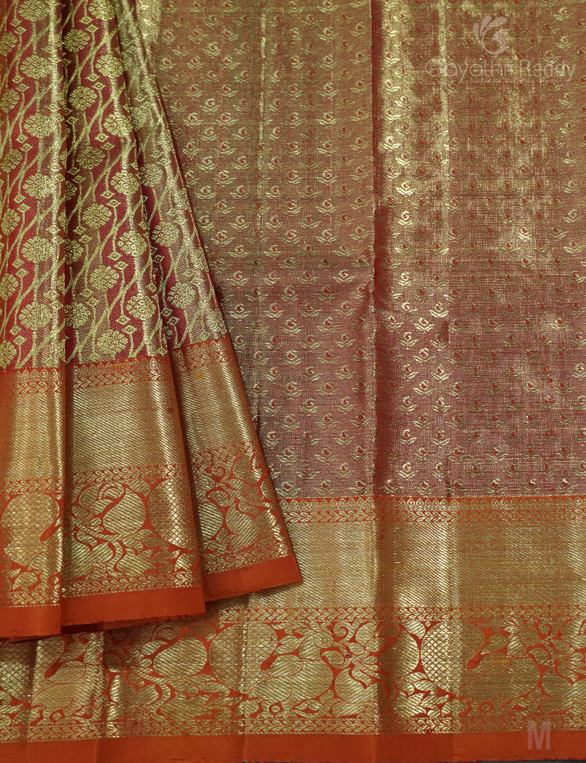 PURE KANCHI PATTU PAVADA(ZERO SIZE)-KPL765