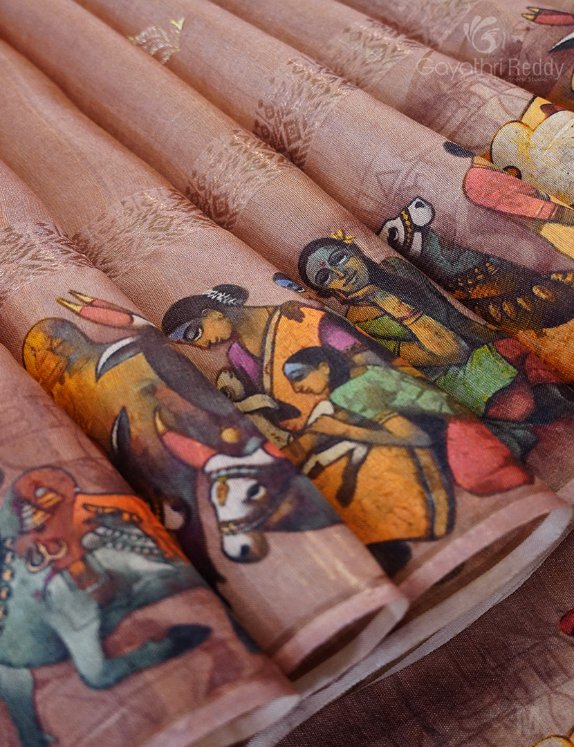 PURE DESI TUSSAR KANTA WORK-TS1411