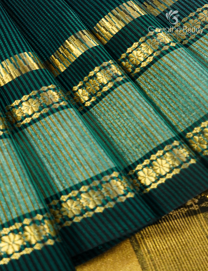 PURE CHANDERI MEDIUM BORDER SAREES -CPS1203