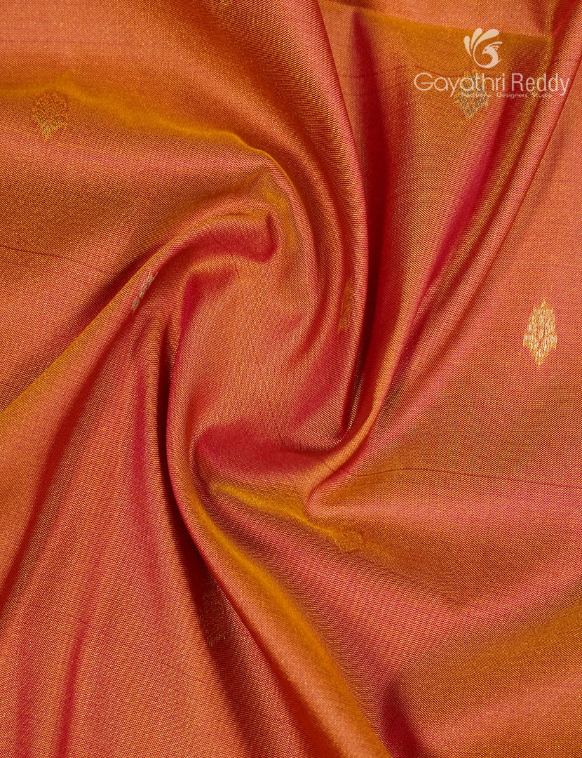 Semi Kanchipuram Art Silk Saree in Mustard