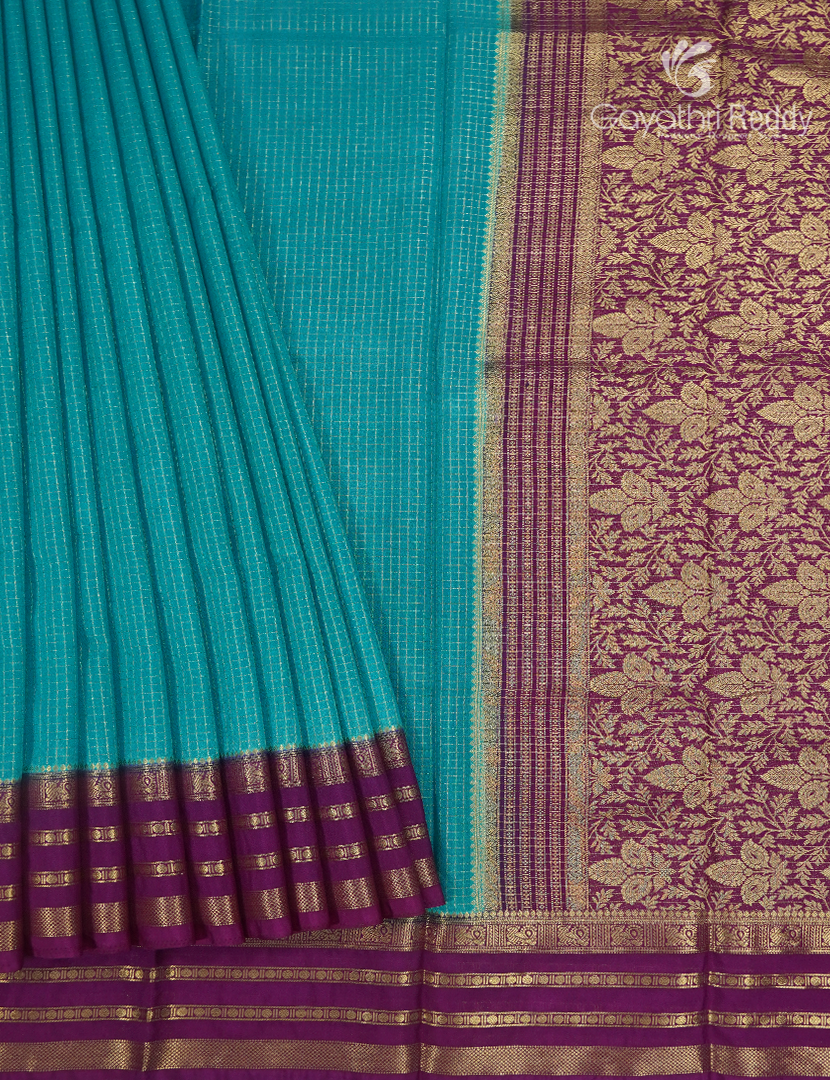 Semi Mysore Crepe Saree-SMC622