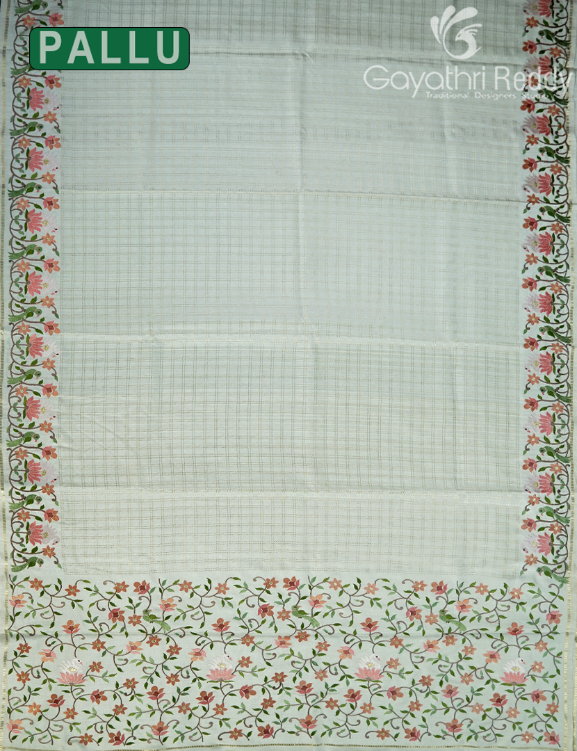 KHADI SILK WORK SAREE-KSW28