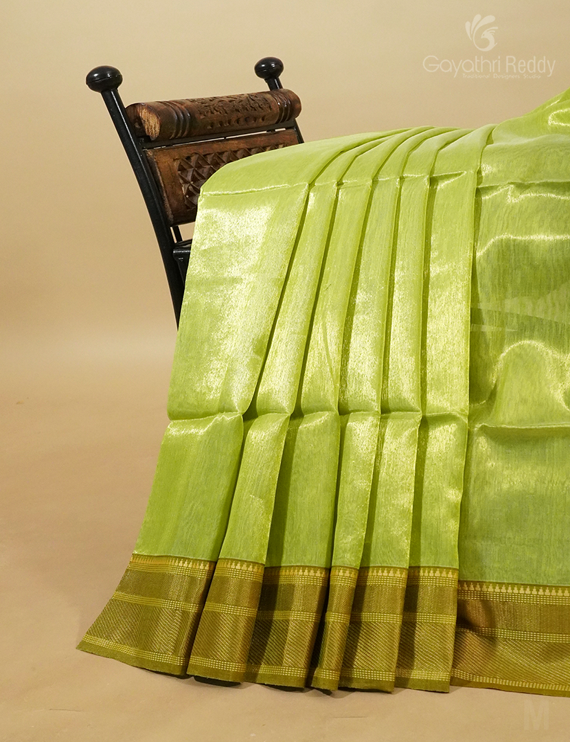 PURE CHANDERI TISSUE SAREE-CPS644
