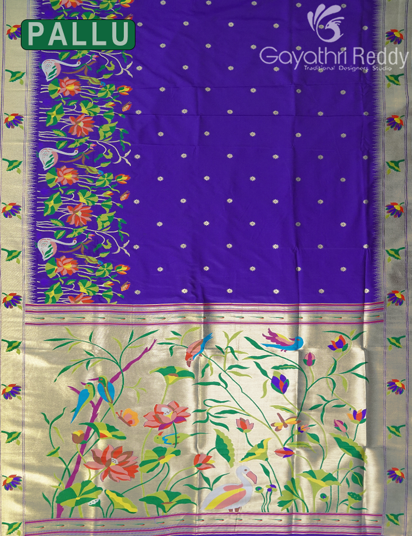 SEMI PAITHANI SAREE-SPS42