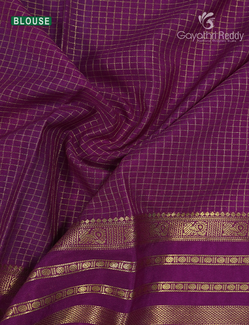 Semi Mysore Crepe Saree-SMC622