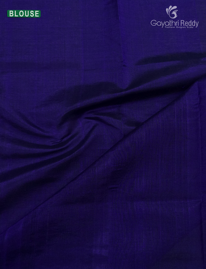 Pure Arani Sico Saree in Deep Blue