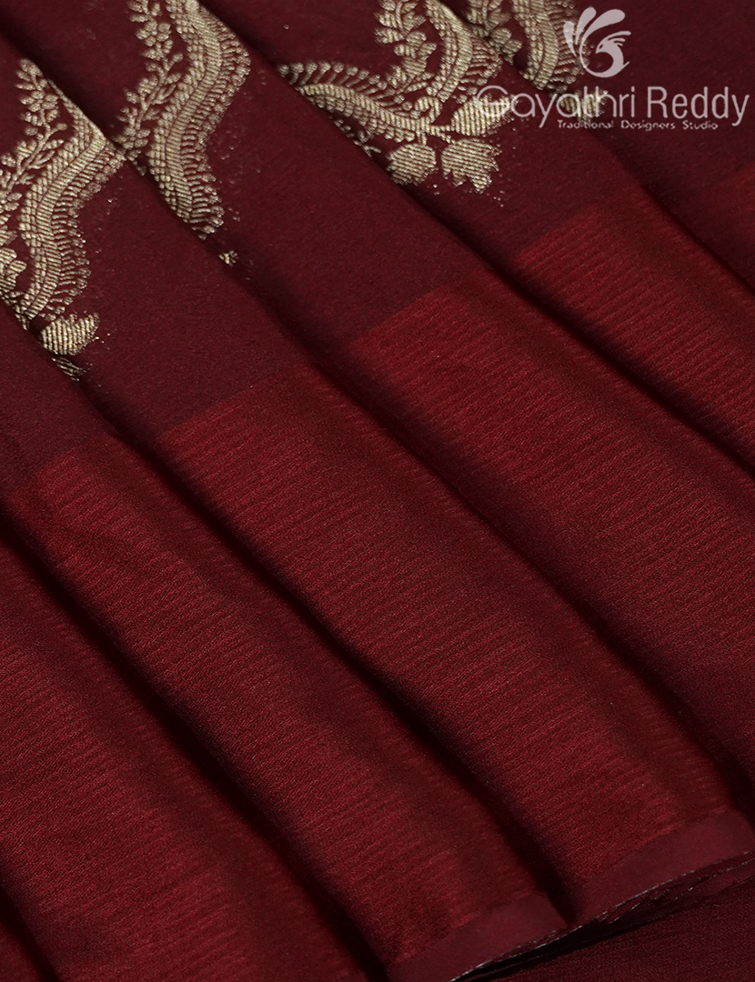 SEMI MYSORE CREPE SAREE-SMC335