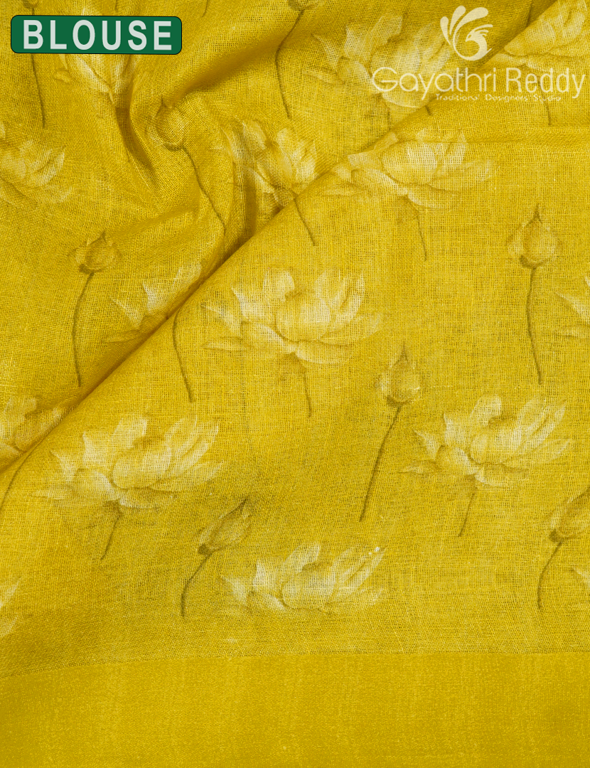 PURE LINEN SAREE-L1439