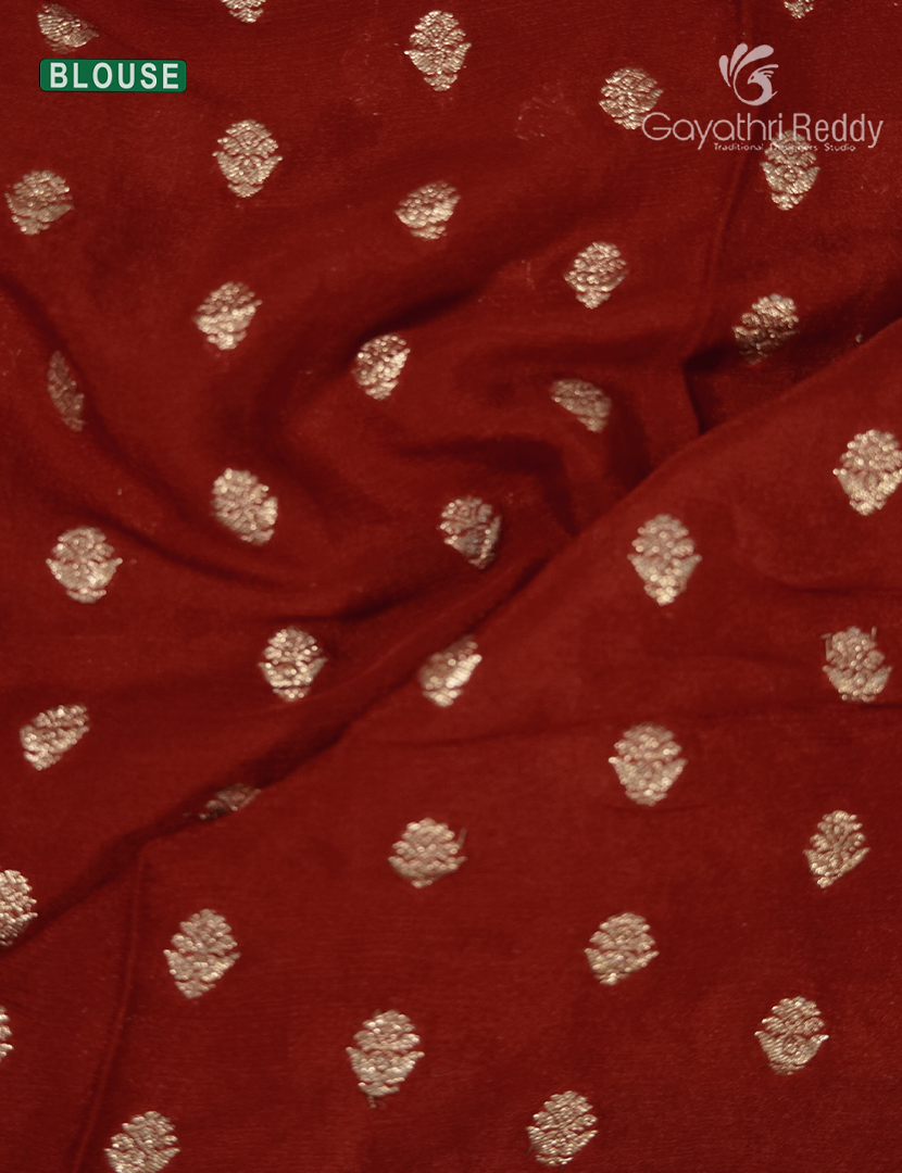 Chiffon Fancy Saree in Orange