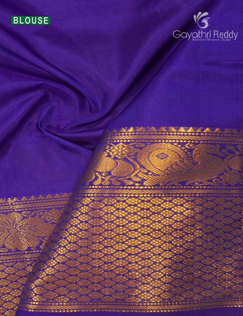 Pure Uppada Silk Saree in Rose Pink and Violet
