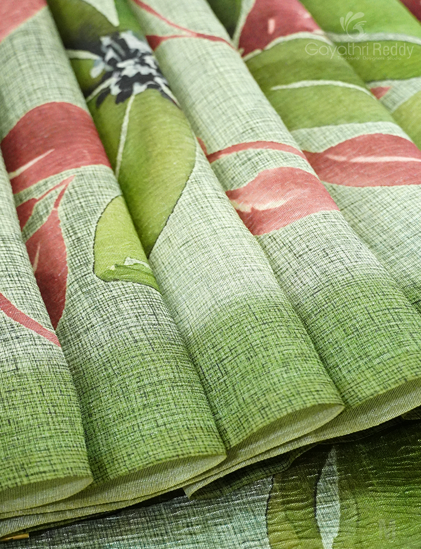 WRINKLE ORGANZA SAREE-OP574