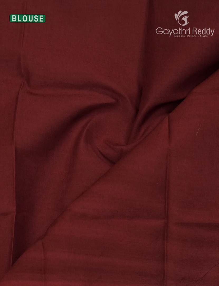 Premium Quality Cotton Kota Saree in Orange and Maroon