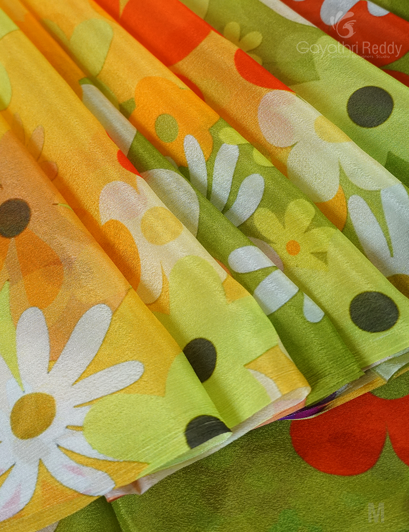 GEORGETTE PRINTED SAREE-PGP32