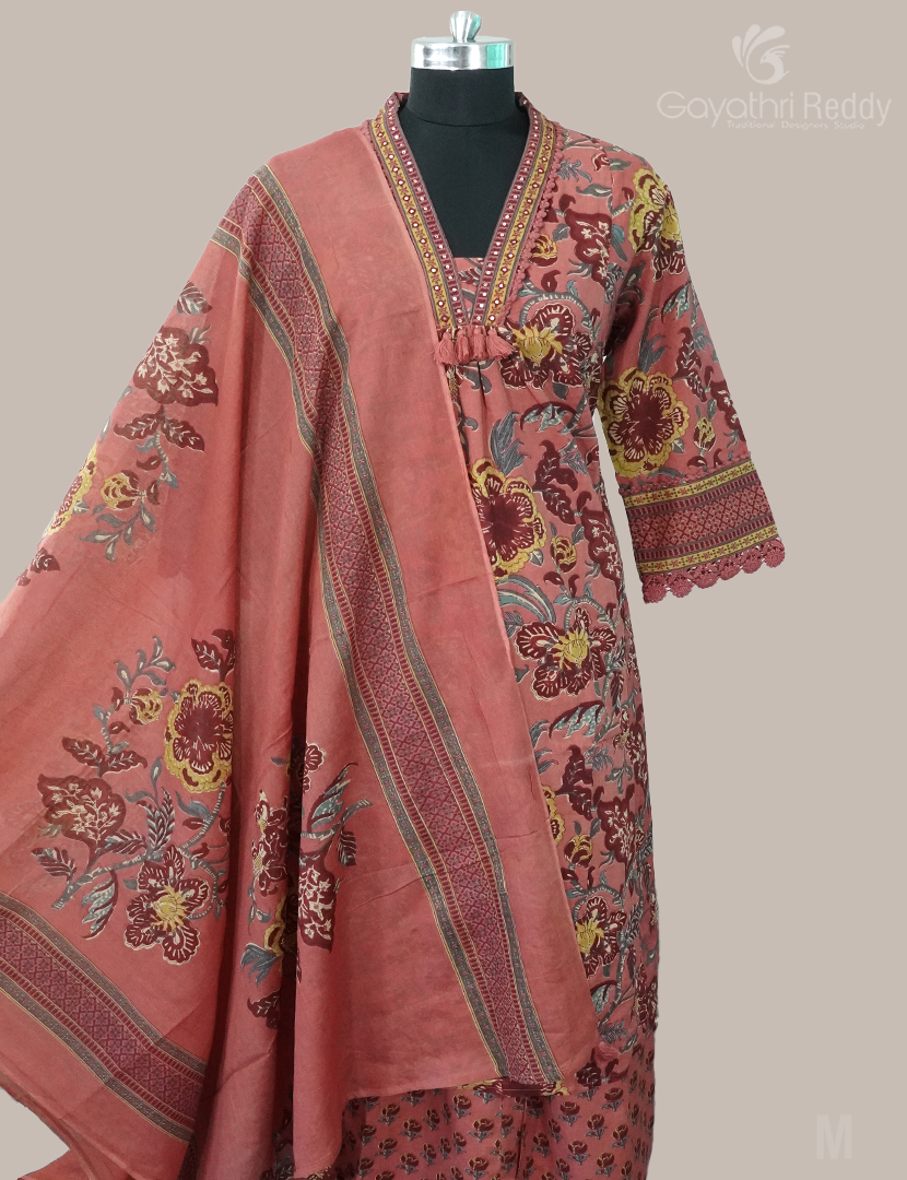 READYMADE DRESS SET(3PC)-KDS989