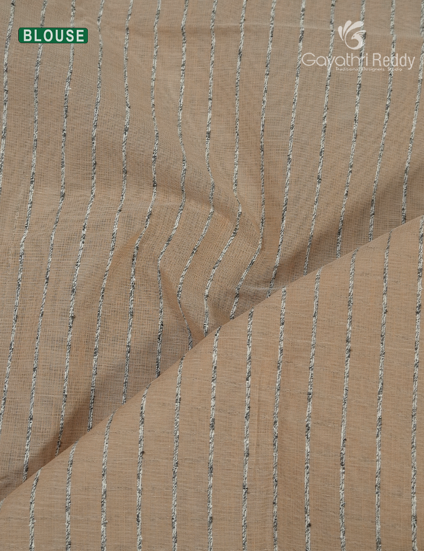 Pure Handloom Cotton Saree in Ivory