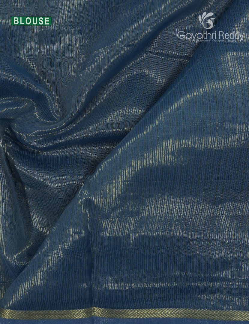 Pure Tissue Saree in Blue