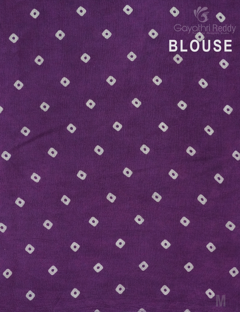 MODAL AJRAKH PRINT SAREE-PMS89