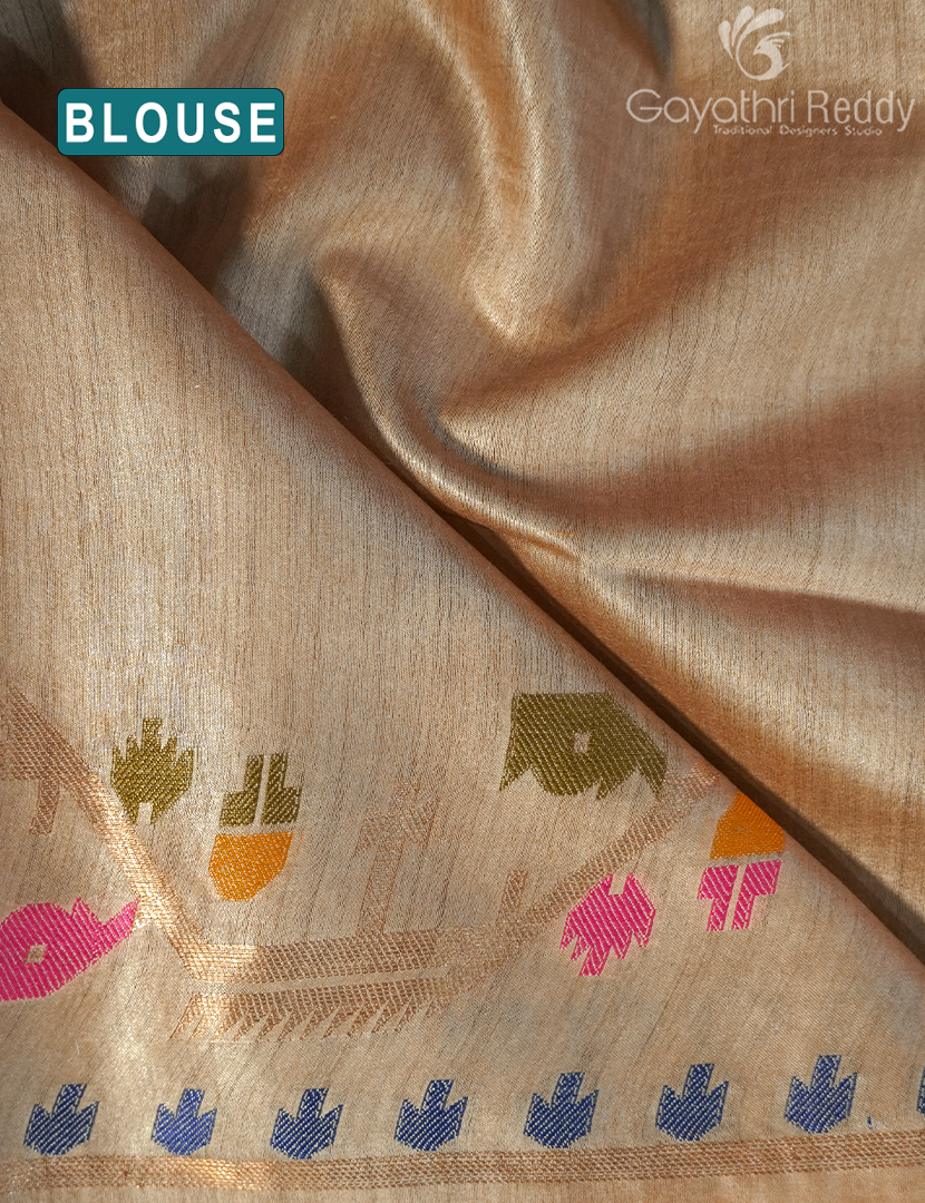 PURE DESI TUSSAR SAREE-TS1546