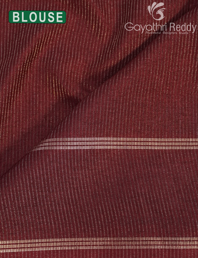 KHADI SILK WORK SAREE-KSW3