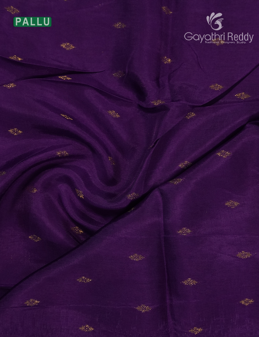 Semi Mysore Crepe Saree in Green