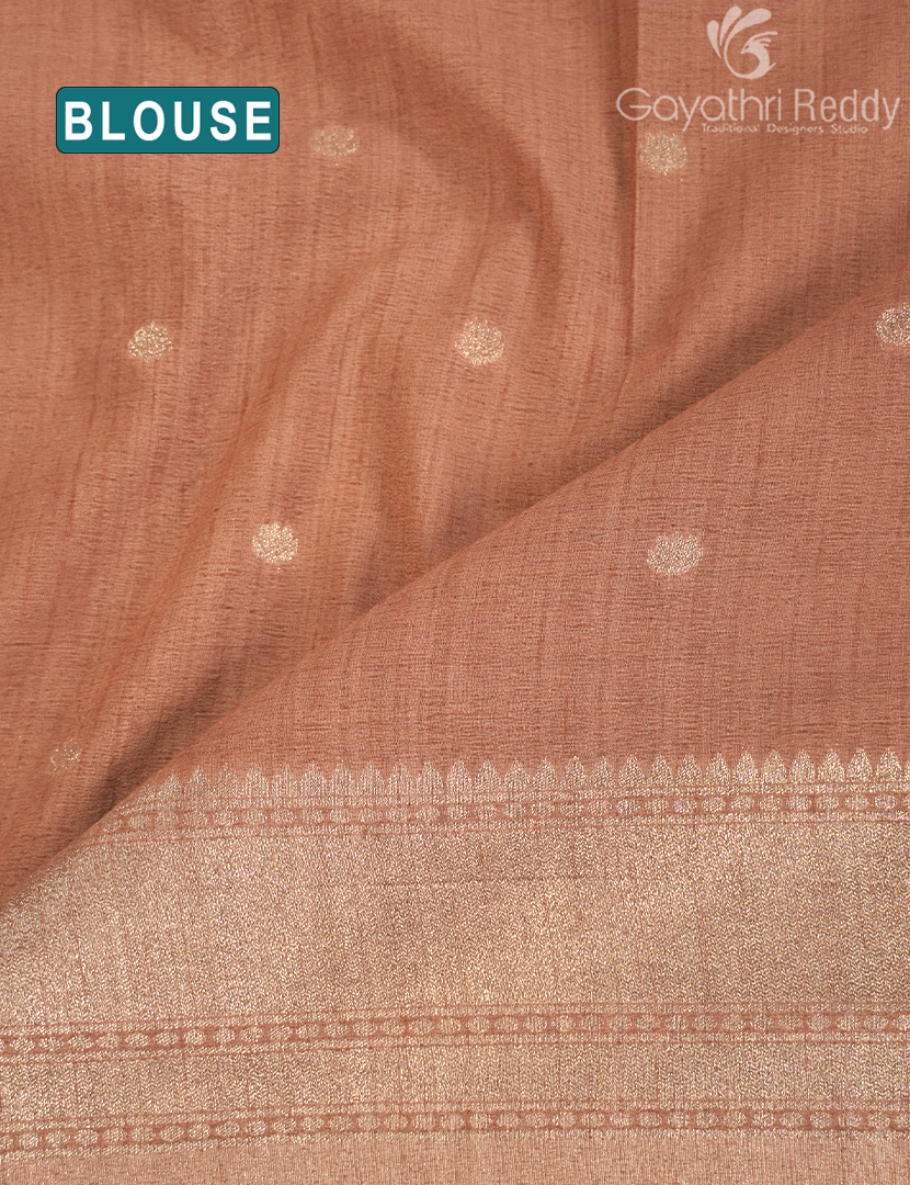 SEMI TUSSAR KADDI SAREE-STK9