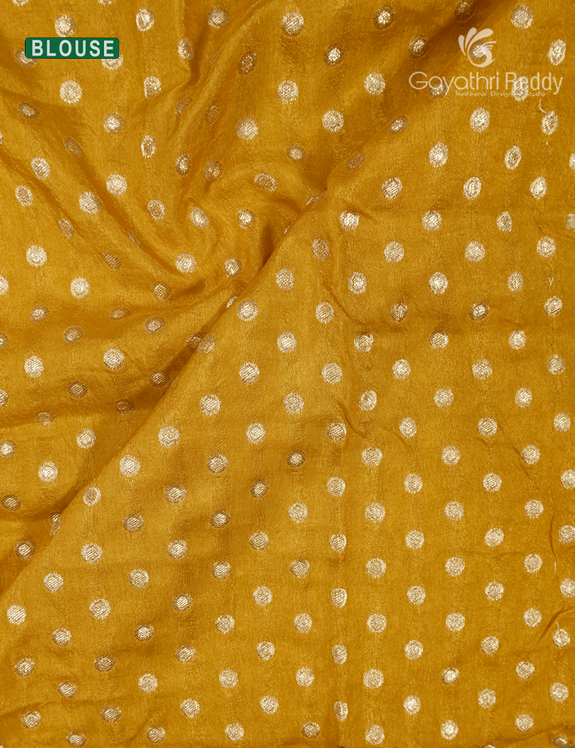 Chiffon Saree in Mustard