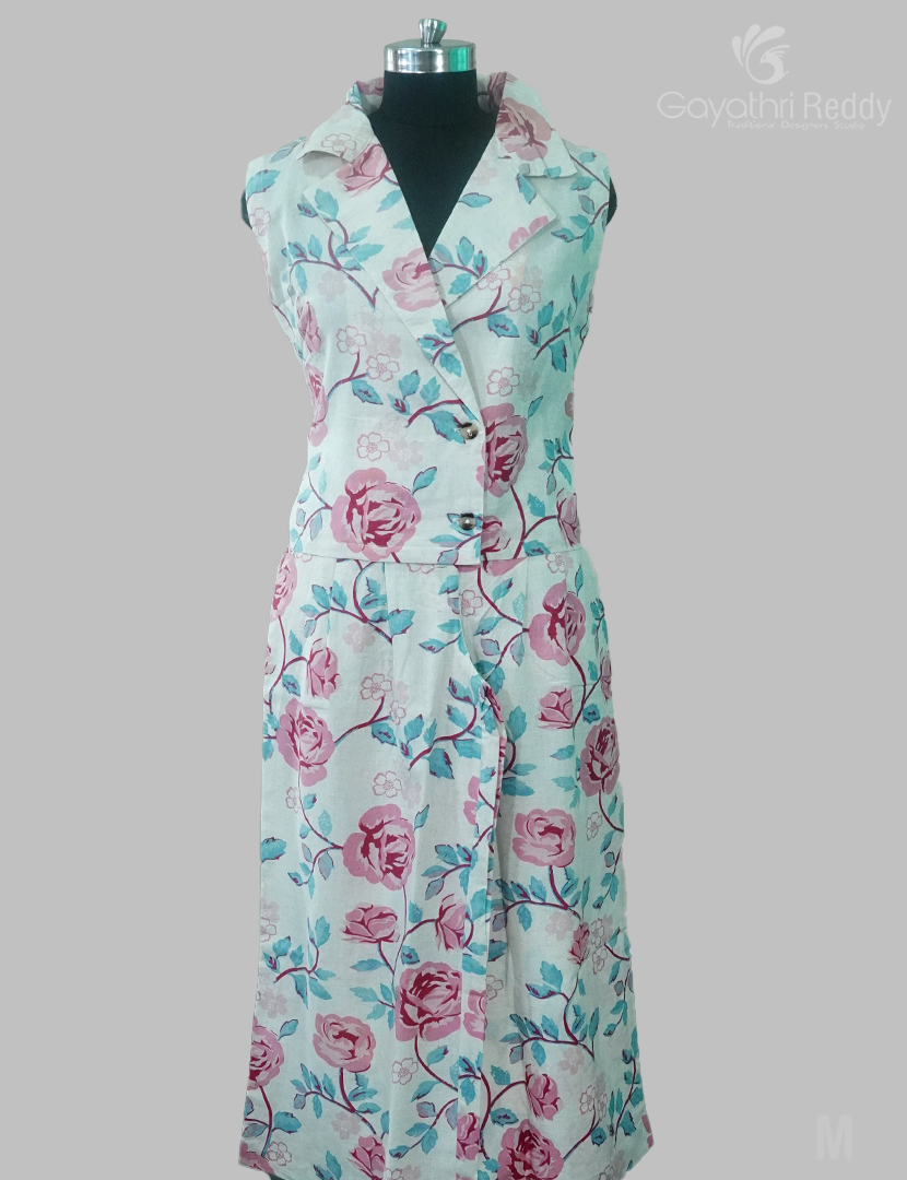 READYMADE DRESS SET(2PC)-KDS1004