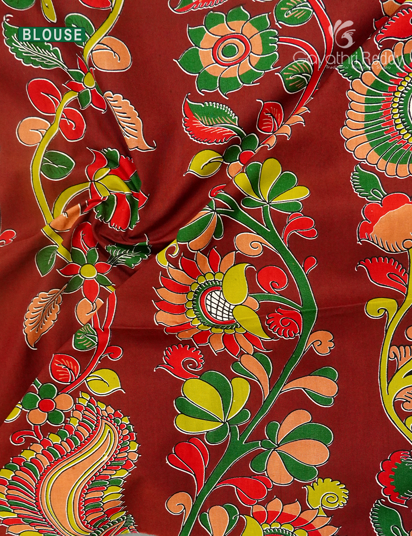 Pure MulMul Cotton Saree in Mehendi Green