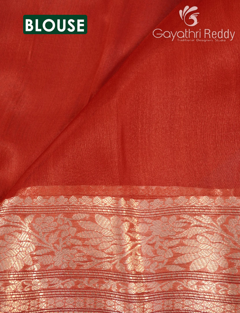 PURE BANARAS KORA SILK-BKS144